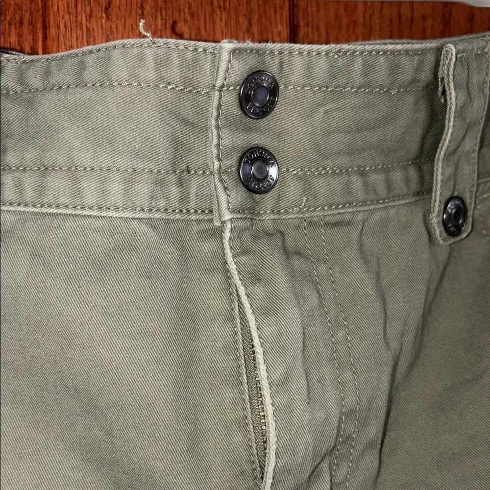 Olive Green Women's Shorts - Picture 10 of 12